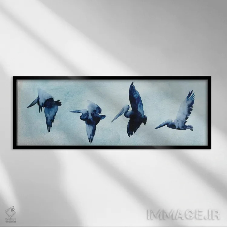 تابلو دکوراتیو جوجه تیغی های ساحلی I اثر گریس پاپ - نمای قابدار مشکی