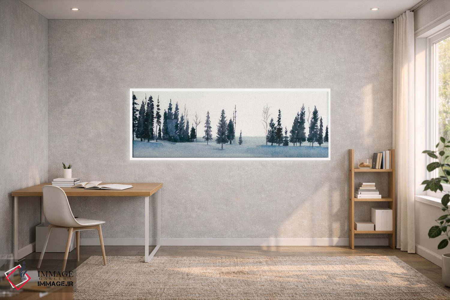 تابلو دکوراتیو بیشه یاقوتی یکم اثر گریس پاپ - D1W