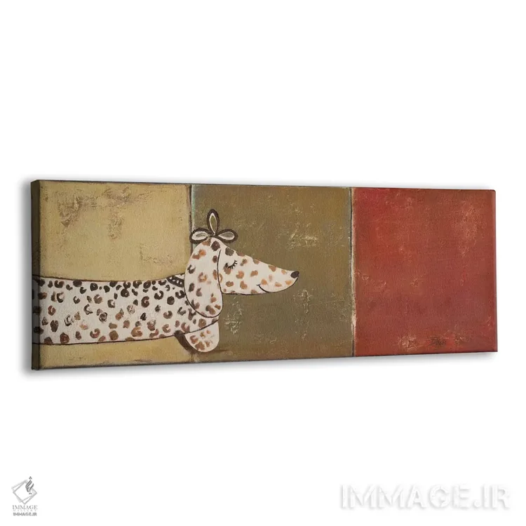 تابلو دکوراتیو توله مد روز دوم اثر پاتریشیا پینتو - نمای پرسپکتیو محصول