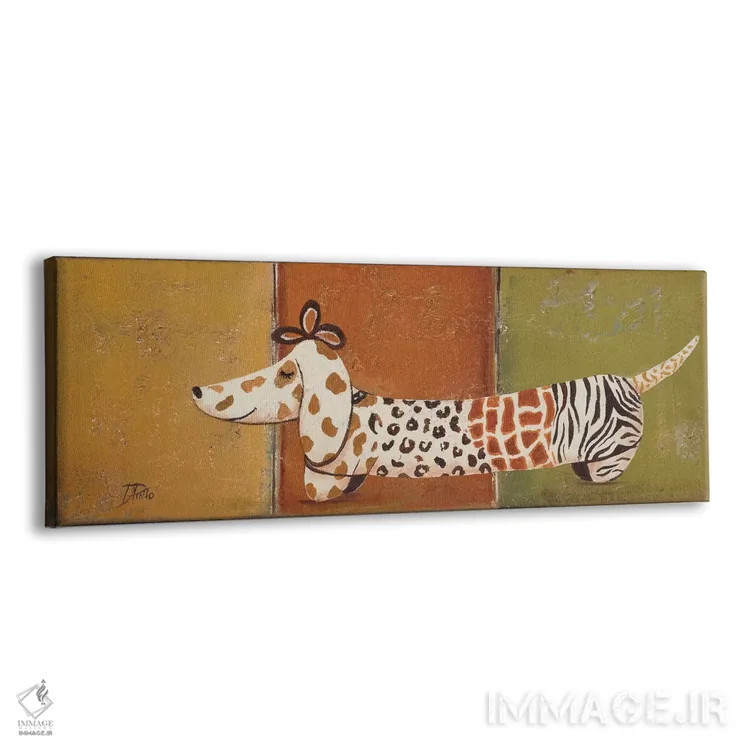 تابلو دکوراتیو توله مد روز یکم اثر پاتریشیا پینتو - نمای پرسپکتیو محصول