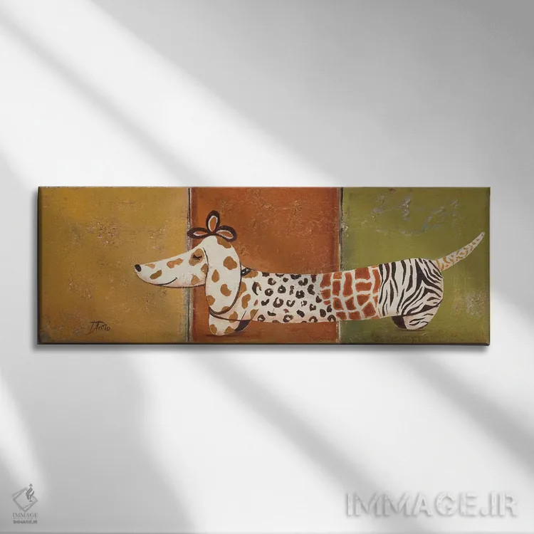 تابلو دکوراتیو توله مد روز یکم اثر پاتریشیا پینتو - نمای روبهرو روی دیوار