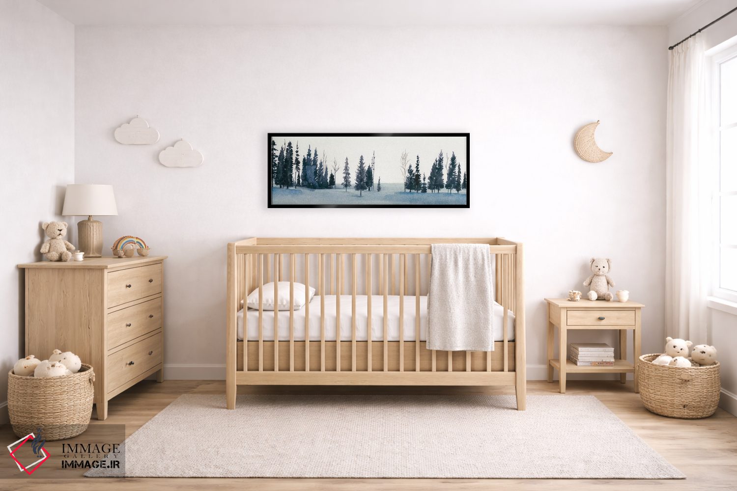 تابلو دکوراتیو بیشه یاقوتی یکم اثر گریس پاپ - D6B