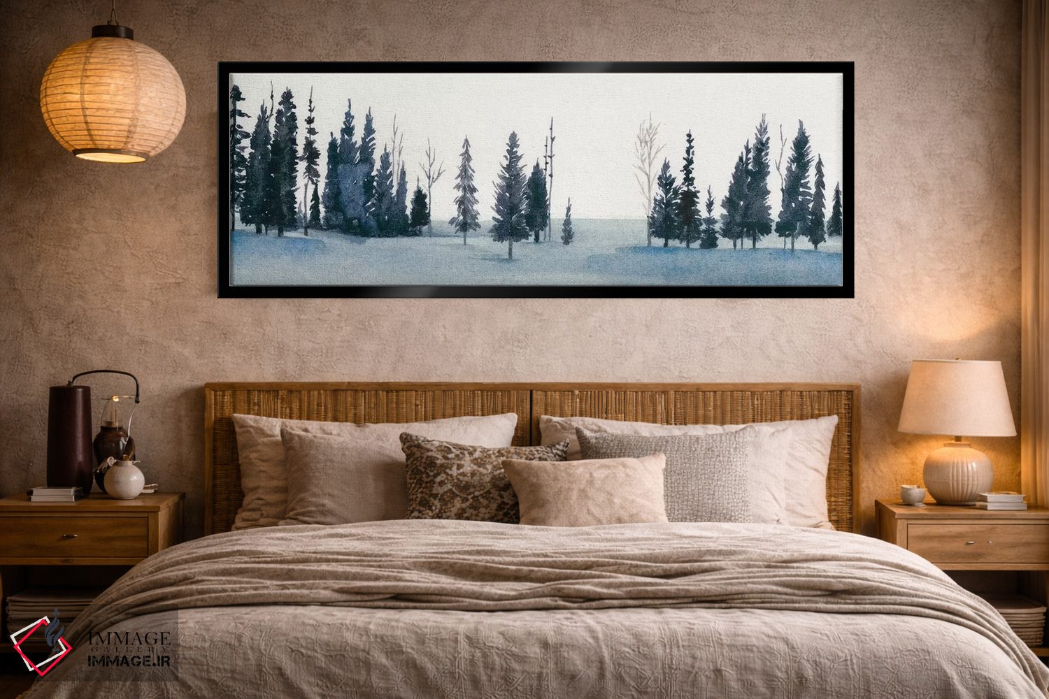 تابلو دکوراتیو بیشه یاقوتی یکم اثر گریس پاپ - D5B