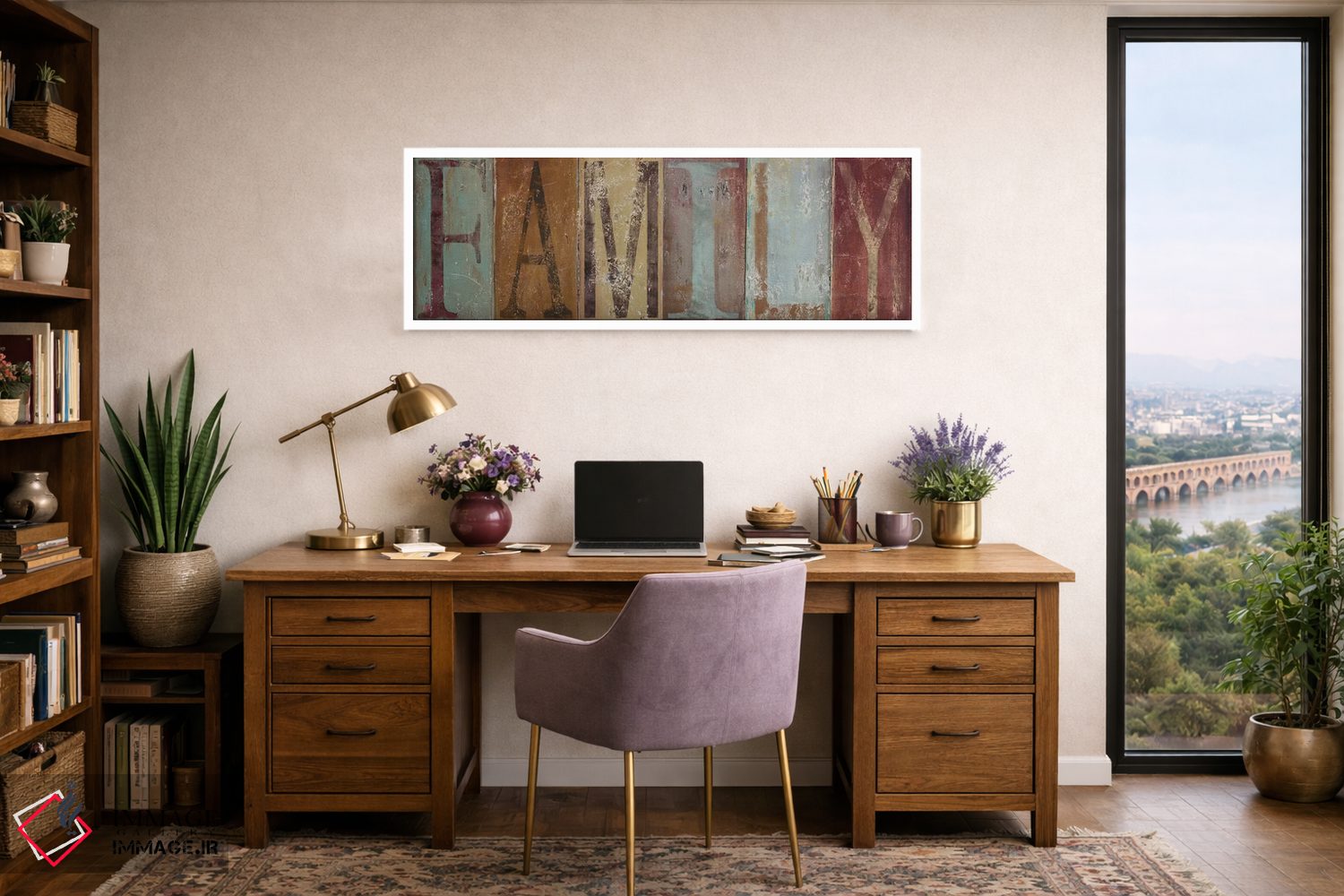 تابلو مدرن خانواده اثر پاتریشیا پینتو - D1W