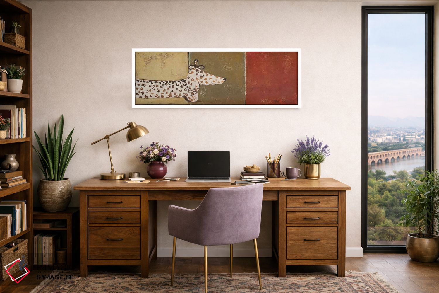 تابلو دکوراتیو توله مد روز دوم اثر پاتریشیا پینتو - D1W