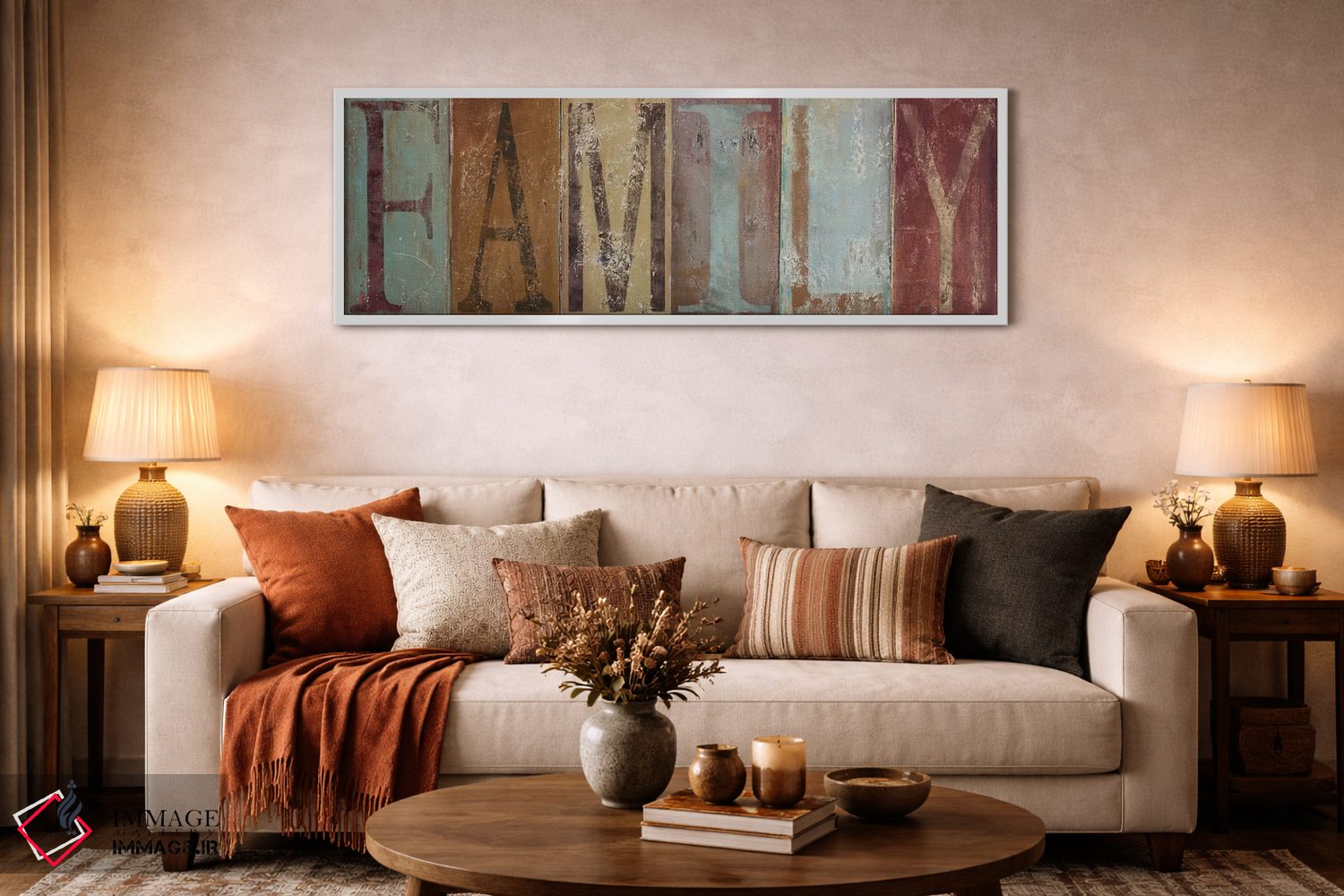 تابلو مدرن خانواده اثر پاتریشیا پینتو - D3W