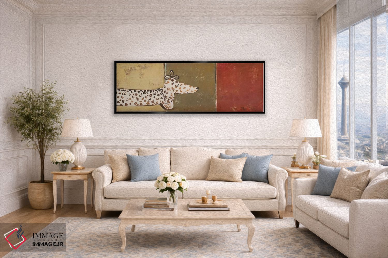 تابلو دکوراتیو توله مد روز دوم اثر پاتریشیا پینتو - D6B