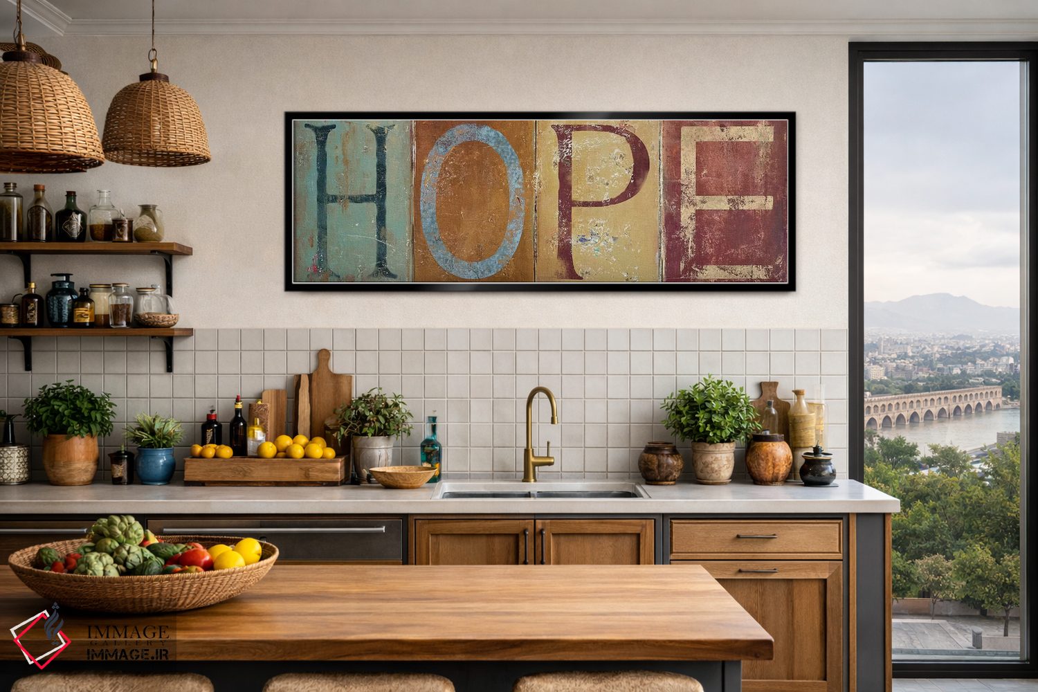 تابلو مدرن امید اثر پاتریشیا پینتو - D4B