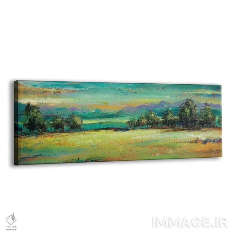 تابلو مدرن جنگل سبز اثر پاتریشیا پینتو - نمای پرسپکتیو محصول