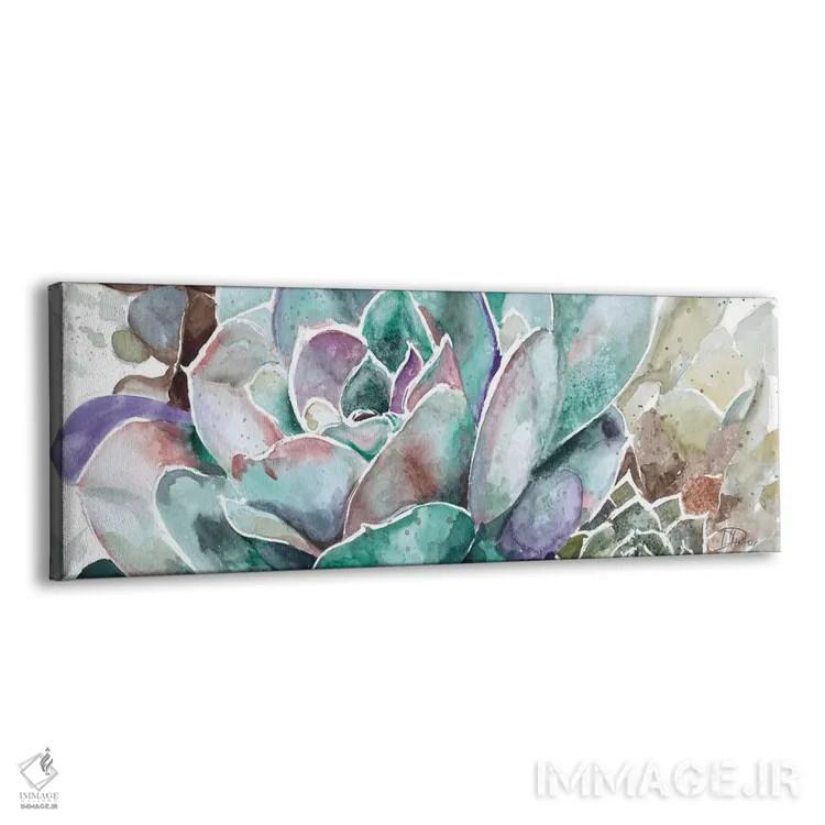 تابلو دکوراتیو گل بیابانی اثر پاتریشیا پینتو - نمای پرسپکتیو محصول