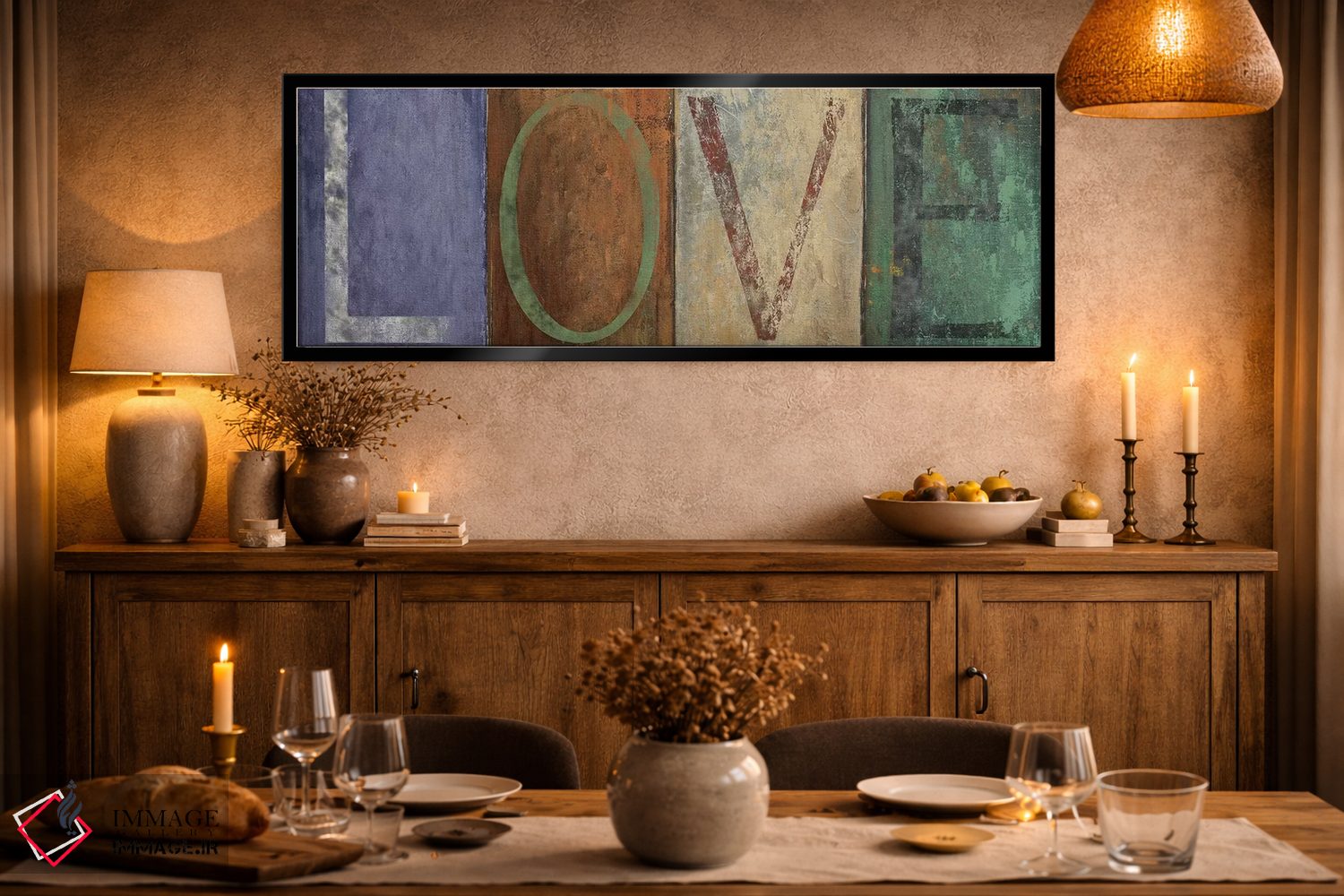 تابلو مدرن عشق اثر پاتریشیا پینتو - D2B