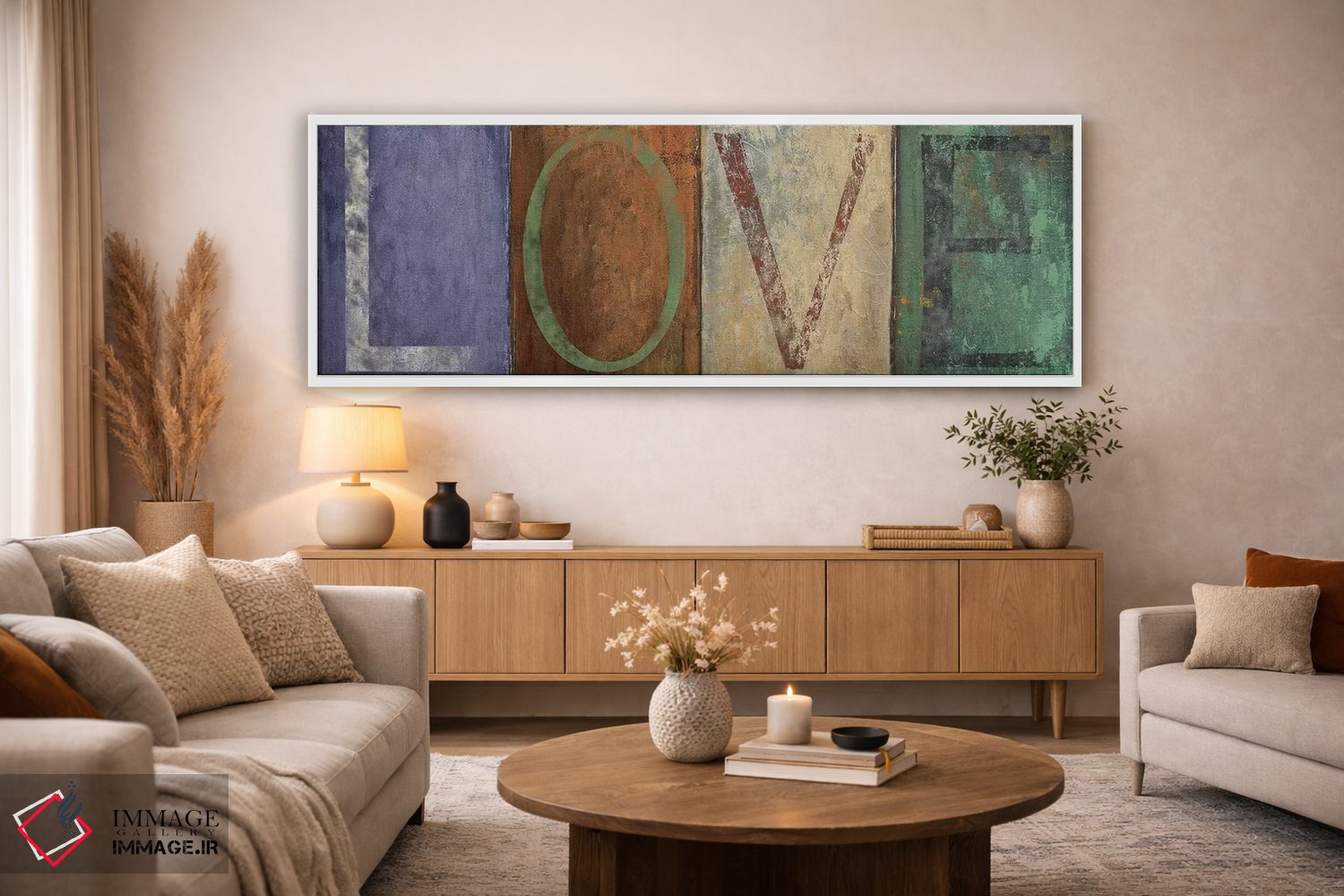 تابلو مدرن عشق اثر پاتریشیا پینتو - D4W