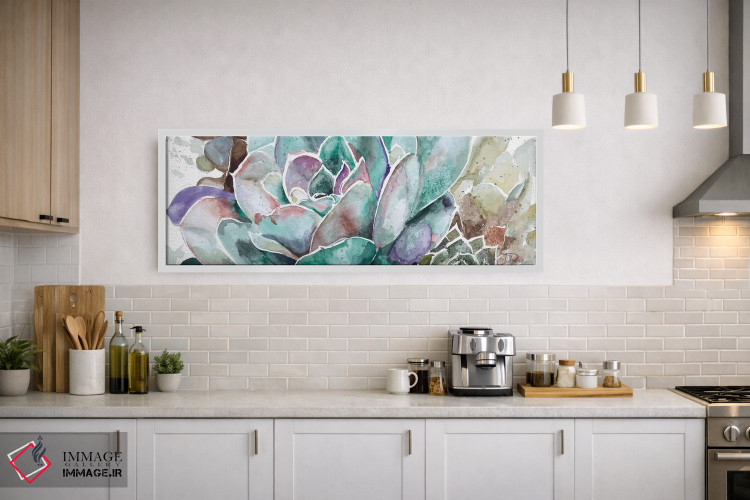 تابلو دکوراتیو گل بیابانی اثر پاتریشیا پینتو - D2W