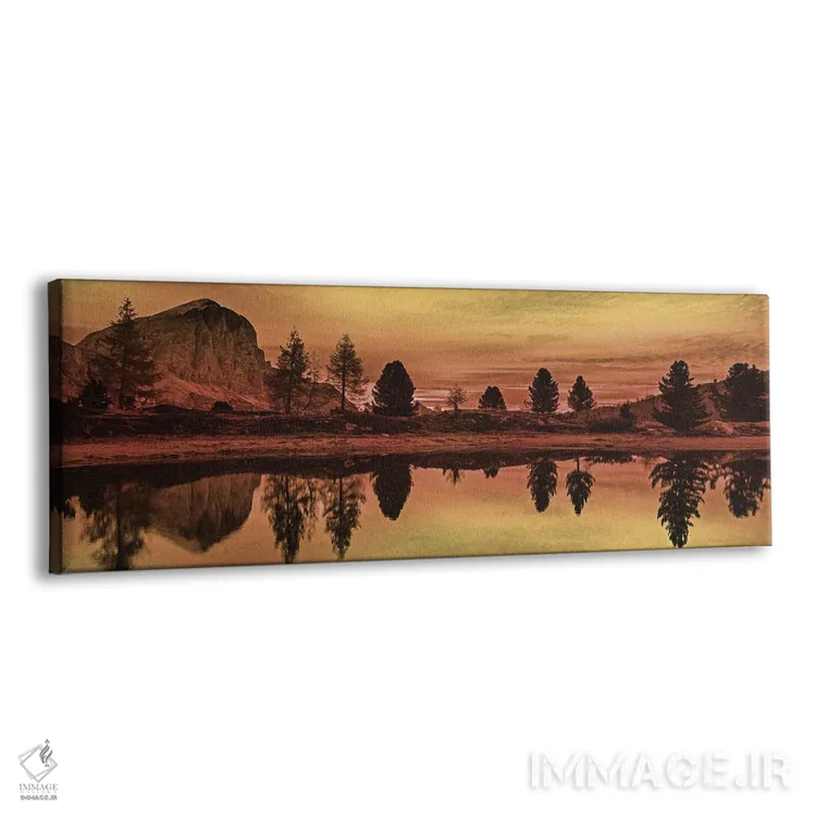 تابلو دکوراتیو تعطیلات غروب آفتاب یک اثر مارکوس پرایم - نمای پرسپکتیو محصول