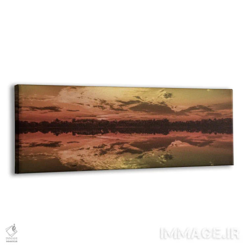 تابلو دکوراتیو تعطیلات غروب آفتاب دو اثر مارکوس پرایم - نمای پرسپکتیو محصول