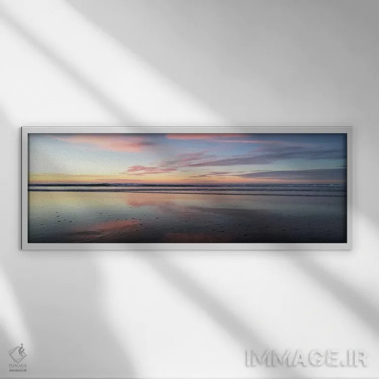 تابلو دکوراتیو دریای رویاها اثر مارکوس پرایم - نمای قابدار سفید