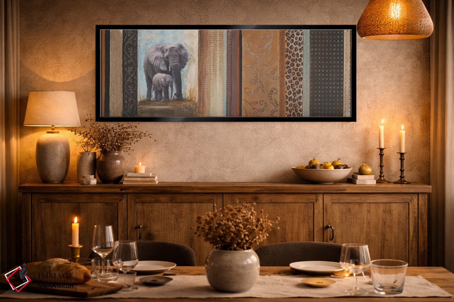 تابلو دکوراتیو آفریقا میا II اثر پاتریشیا پینتو - D2B