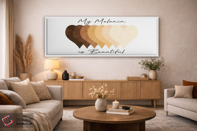 تابلو دکوراتیو ملانین زیبا اثر مارکوس پرایم - D4W
