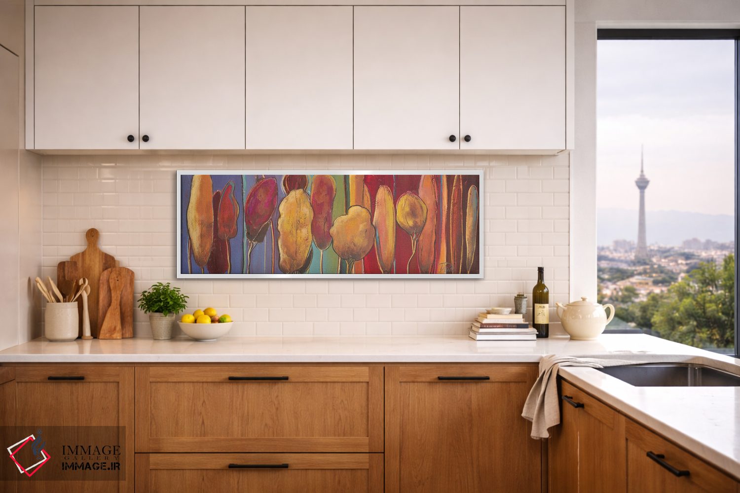 تابلو دکوراتیو درختان مدرن II اثر پاتریشیا پینتو - D3W