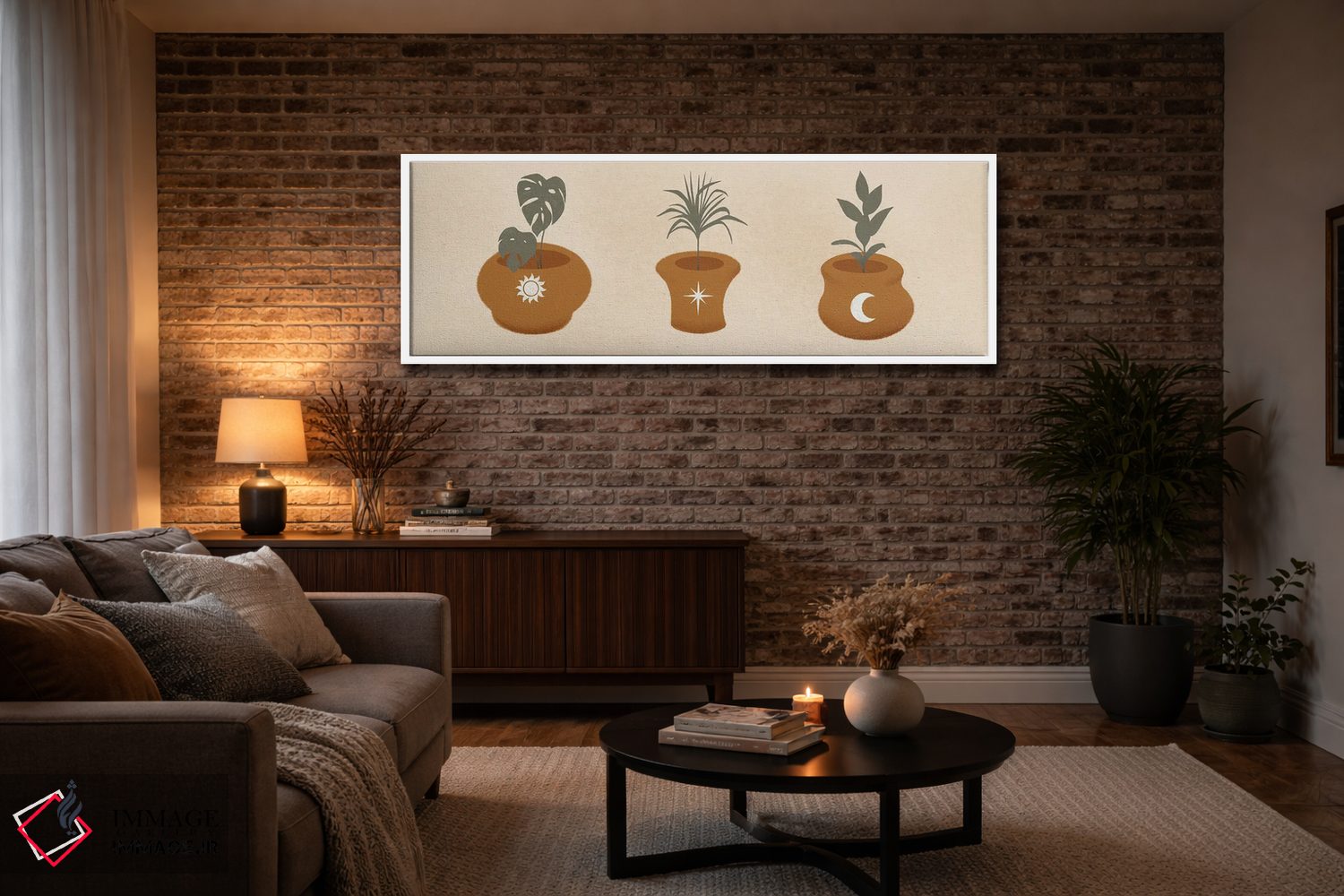 تابلو دکوراتیو گیاهان آسمانی یک اثر مارکوس پرایم - D3W