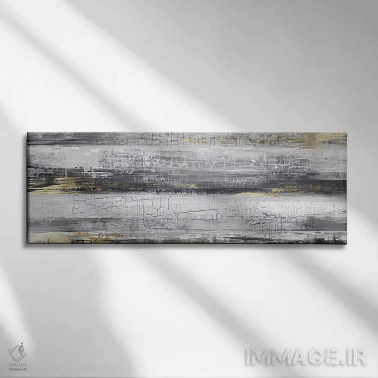 تابلو دکوراتیو ترک طلایی اثر پی آی استودیو - نمای روبهرو روی دیوار