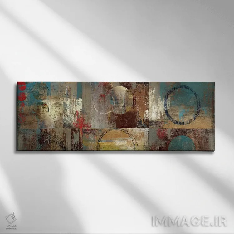 تابلو دکوراتیو بازیگوشی ۱ اثر پی آی استودیو - نمای روبهرو روی دیوار