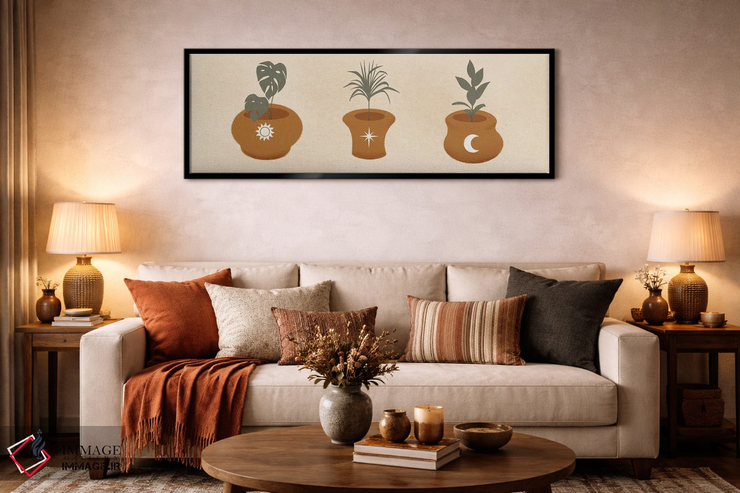 تابلو دکوراتیو گیاهان آسمانی یک اثر مارکوس پرایم - D6B