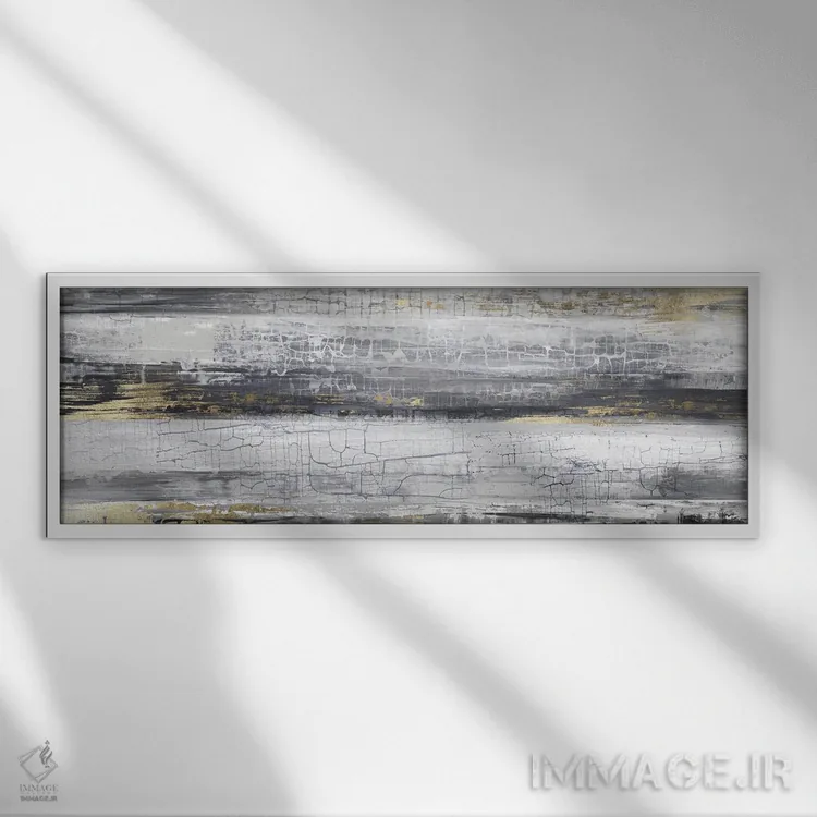 تابلو دکوراتیو ترک طلایی اثر پی آی استودیو - نمای قابدار سفید