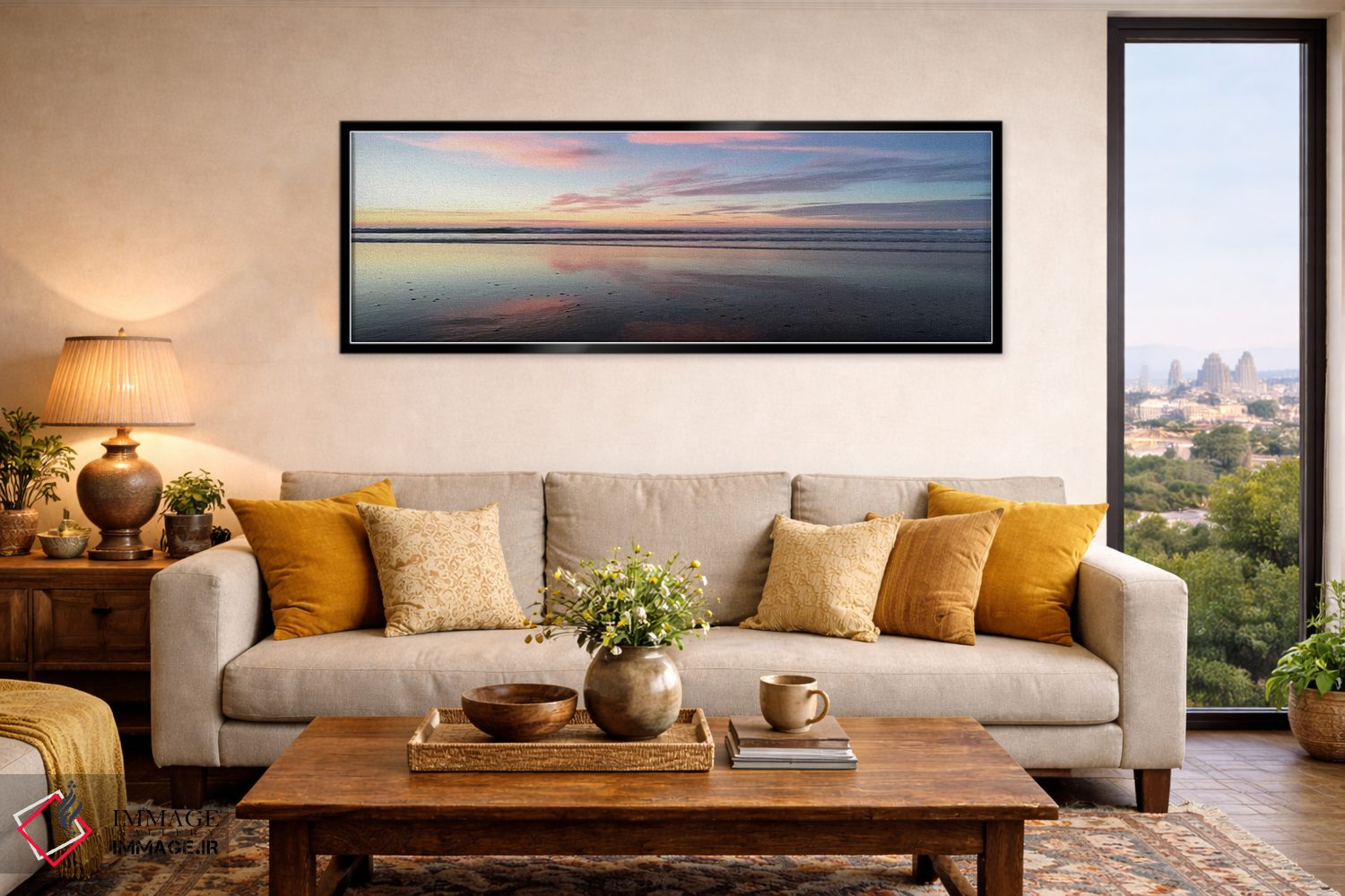 تابلو دکوراتیو دریای رویاها اثر مارکوس پرایم - D6B