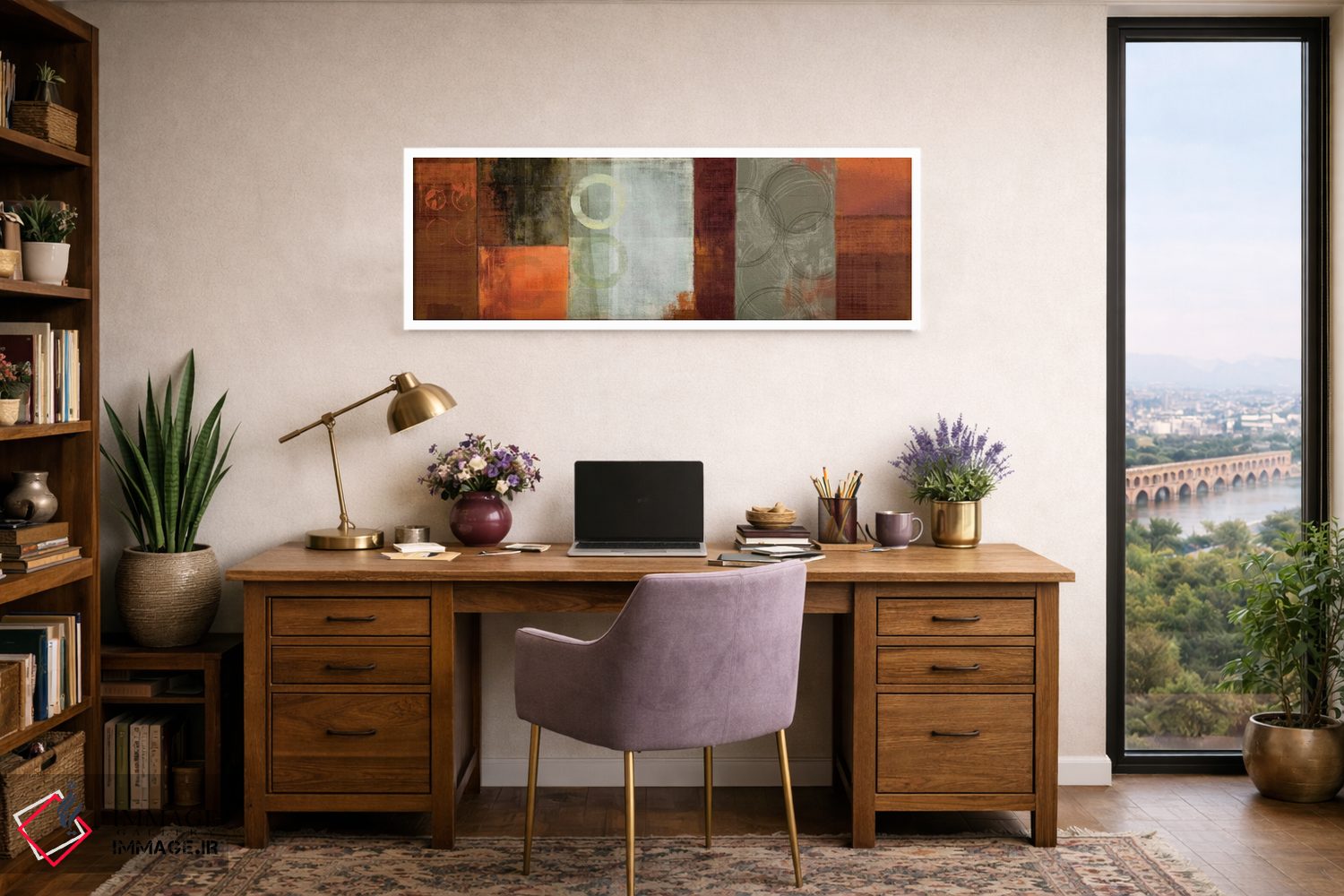 تابلو دکوراتیو قطعات مسی اثر پی آی استودیو - D1W