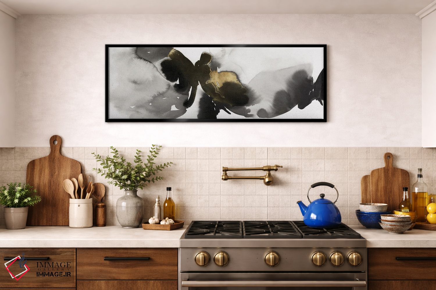 تابلو دکوراتیو ریتم جاری دوم اثر پی آی استودیو - D2B