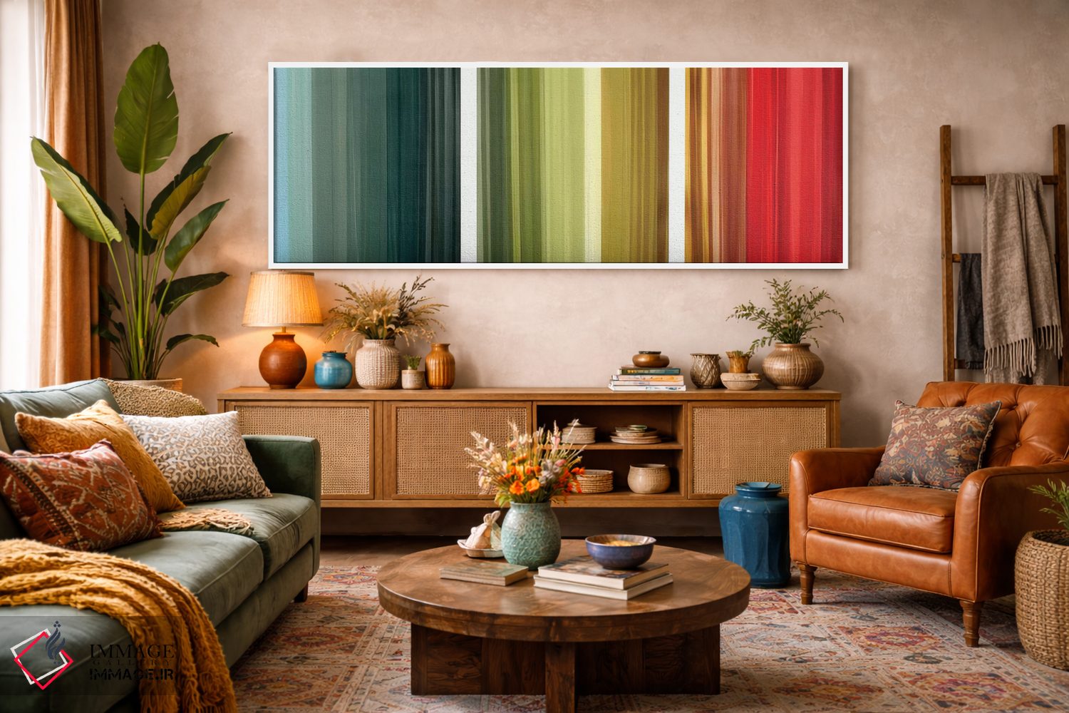 تابلو دکوراتیو شفق قطبی اثر پی آی استودیو - D1W