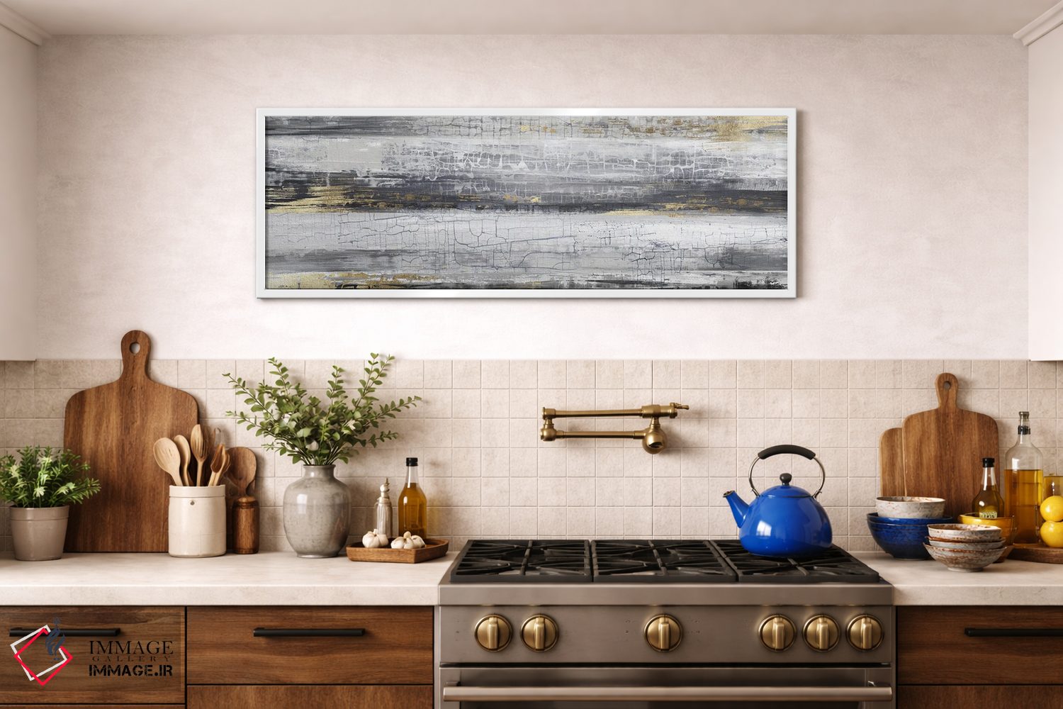 تابلو دکوراتیو ترک طلایی اثر پی آی استودیو - D1W