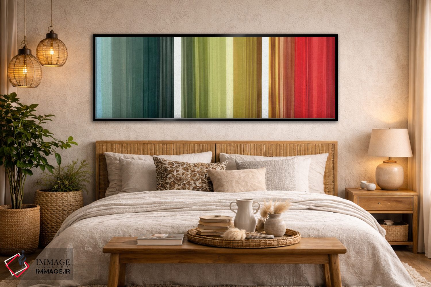 تابلو دکوراتیو شفق قطبی اثر پی آی استودیو - D5B