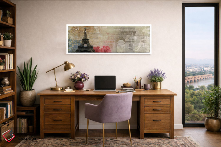 تابلو دکوراتیو پاریس اثر پی آی استودیو - D1W