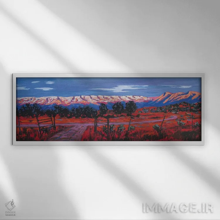 تابلو دکوراتیو Colorado,فلات روآن، کلرادو اثر پتی بیکر - نمای قابدار سفید