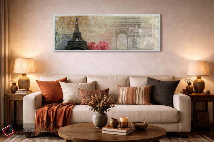 تابلو دکوراتیو پاریس اثر پی آی استودیو - D3W