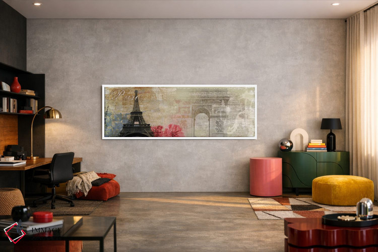 تابلو دکوراتیو پاریس اثر پی آی استودیو - D4W