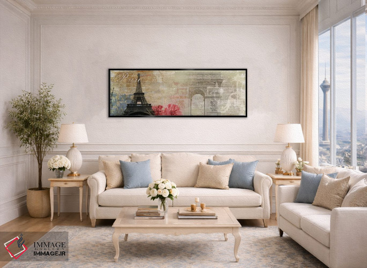 تابلو دکوراتیو پاریس اثر پی آی استودیو - D6B