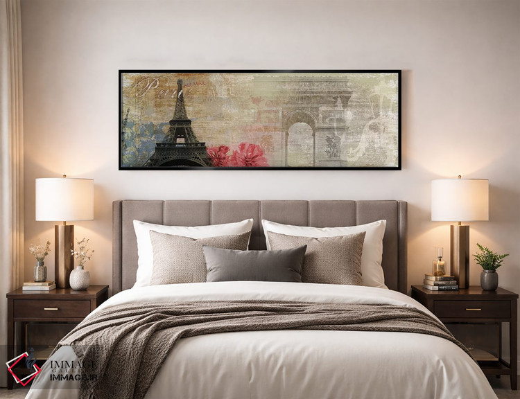 تابلو دکوراتیو پاریس اثر پی آی استودیو - D5B