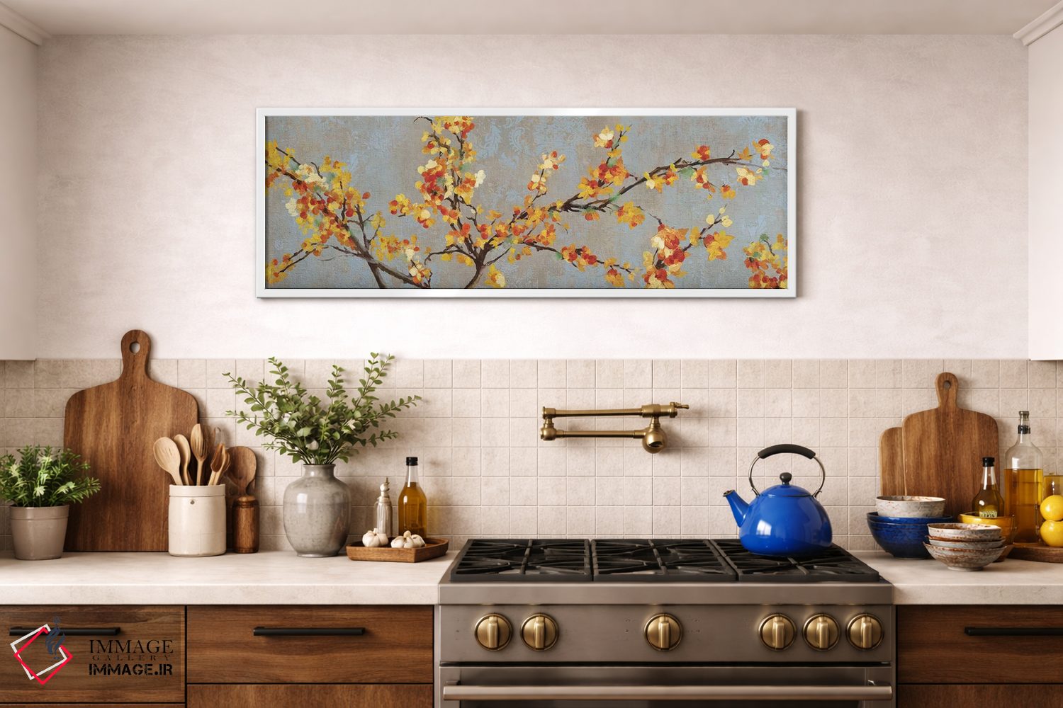 تابلو دکوراتیو شاخه تلخ و شیرین ۲ اثر پی آی استودیو - D2W