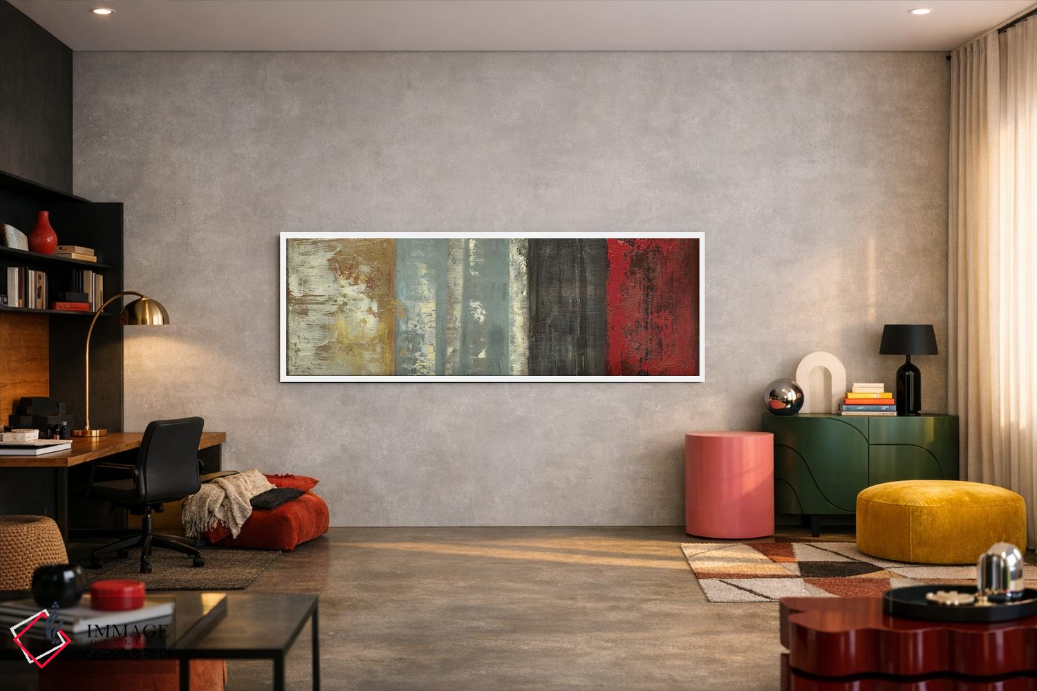 تابلو دکوراتیو اجزای بافتی اثر پی آی استودیو - D4W