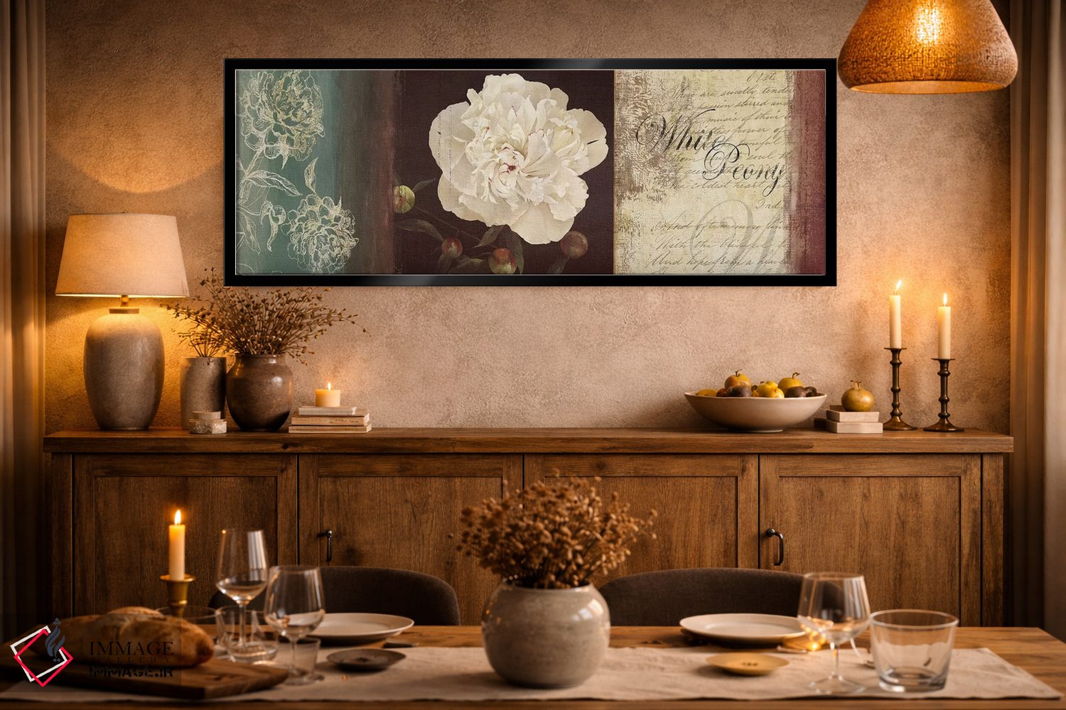 تابلو مدرن رمانتیسم اثر پی آی استودیو - D2B