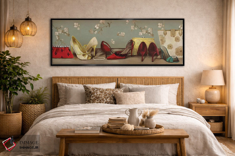 تابلو دکوراتیو صف کفش ها اثر پی آی استودیو - D6B