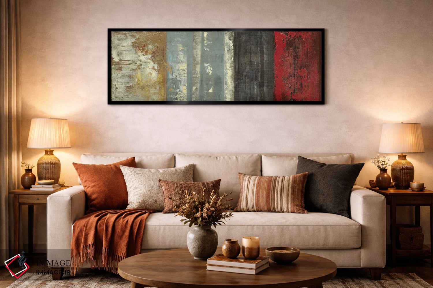 تابلو دکوراتیو اجزای بافتی اثر پی آی استودیو - D6B