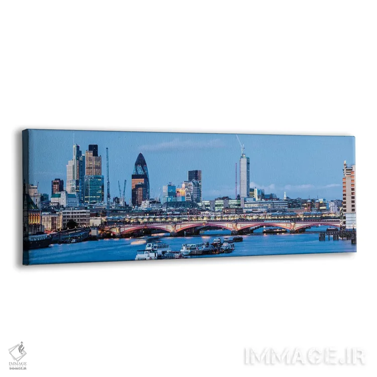 تابلو دکوراتیو پانوراما کلیسای سنت پل، لندن اثر پل رومر - نمای پرسپکتیو محصول