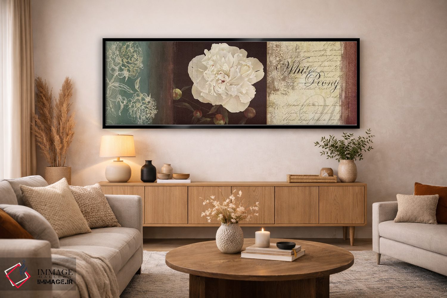 تابلو مدرن رمانتیسم اثر پی آی استودیو - D5B