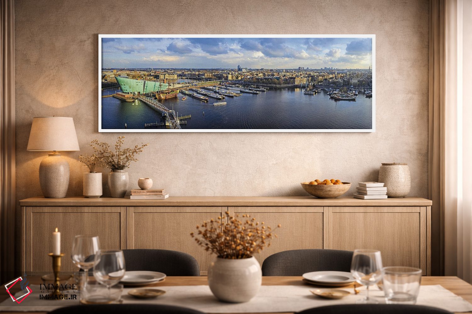 تابلو دکوراتیو افق آمستردام اثر پل رومر - D2W