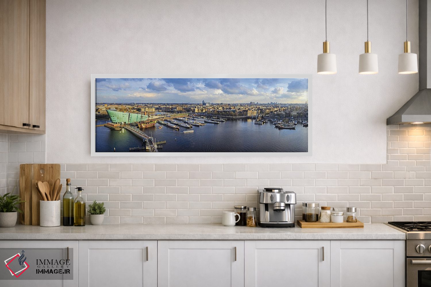 تابلو دکوراتیو افق آمستردام اثر پل رومر - D3W