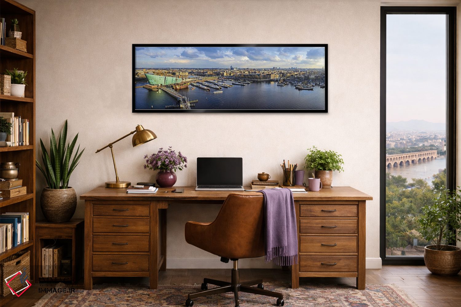 تابلو دکوراتیو افق آمستردام اثر پل رومر - D4B